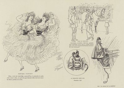 Illustrasjon for London Life by Mars av Maurice Charles Mathieu Bonvoisin