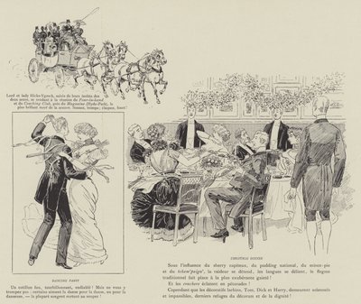 Illustrasjon for London Life by Mars av Maurice Charles Mathieu Bonvoisin