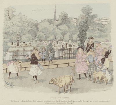 Illustrasjon for London Life by Mars av Maurice Charles Mathieu Bonvoisin
