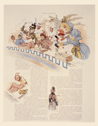 Hyggelig karneval, 1894 av Maurice Charles Mathieu Bonvoisin