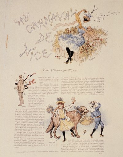 Hyggelig karneval, 1894 av Maurice Charles Mathieu Bonvoisin