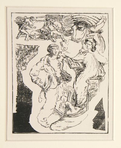 Gateselgerne i La Pensee; Camelot og papir, s. 29 av Maurice Delcourt