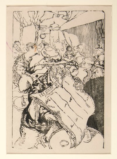 Gateselgerne i La Pensee, Les Boulevards, s. 45 av Maurice Delcourt