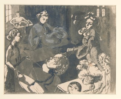 Milliners butikk av Maurice Delcourt