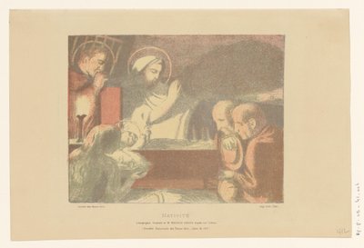 Tilbedelse av Kristusbarnet Nativite (tittel på objekt) av Maurice Denis