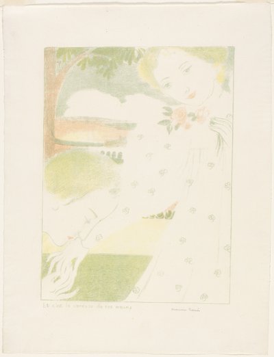 And It is the Caress of their Hands, plate åtte fra Love av Maurice Denis