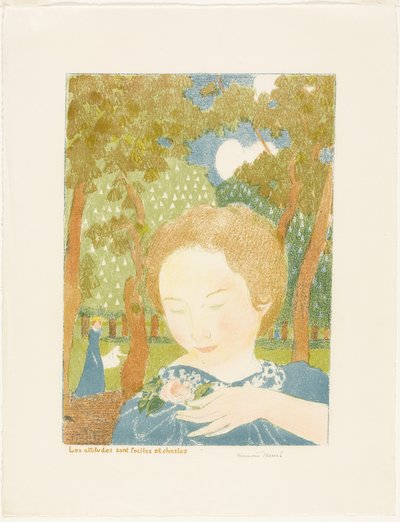 Holdninger er Lett og Kysk, tallerken to fra Love av Maurice Denis