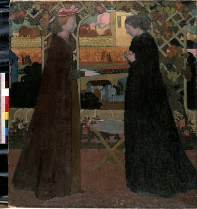 Besøket. Maleri av Maurice Denis (1870-1943) av Maurice Denis