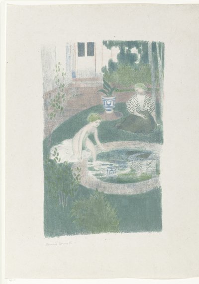 Refleksjonen i fontenen av Maurice Denis