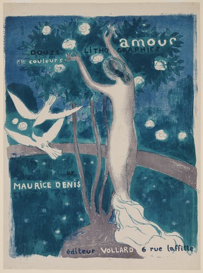 Kjærlighet: Tolv litografier i farger: Omslag av Maurice Denis