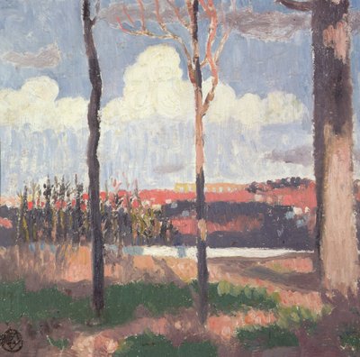 Marly Aqueduct sett fra Pecq av Maurice Denis