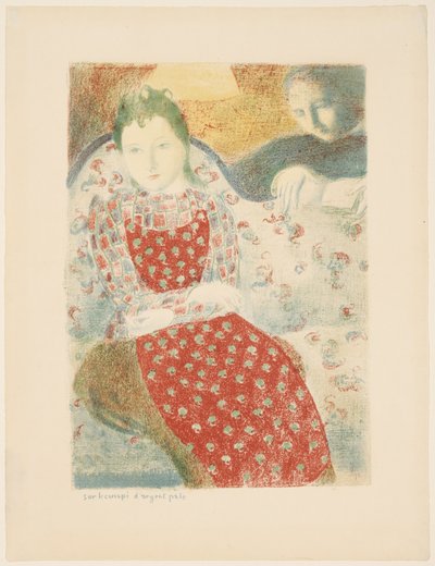 På den bleksølvfargede sofaen av Maurice Denis