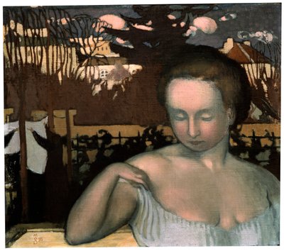 Portrett av kunstnerens kone, 1893. av Maurice Denis
