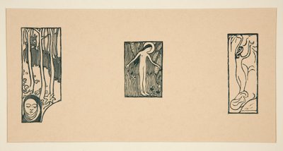Ark med tresnitt fra L av Maurice Denis