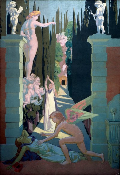 The Story of Psyche Panel fire. Venus hevn, 1908. av Maurice Denis