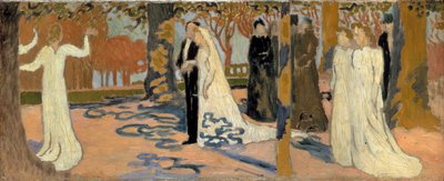 Bryllupsprosesjon, c1892-c1893. av Maurice Denis