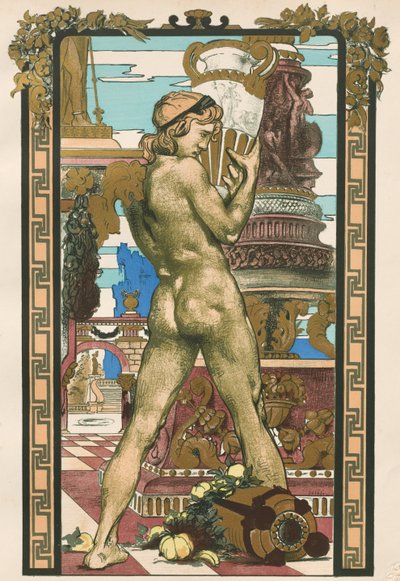 Amforabærer, 1899. av Maurice Desvallières
