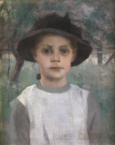 En ung jente, 1886 av Maurice Greiffenhagen