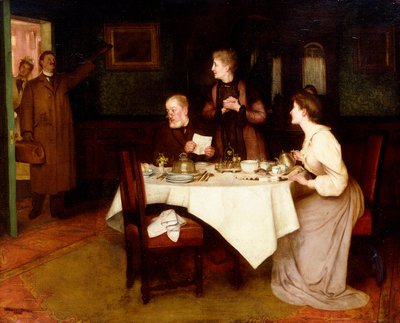 Familie på Tea av Maurice Grun