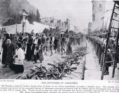 The Defenders of Saragossa, illustrasjon fra 
