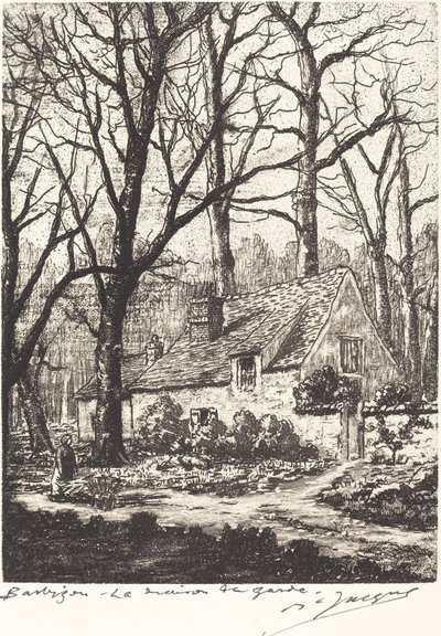 Barbizon: Vakthuset av Maurice Jacque