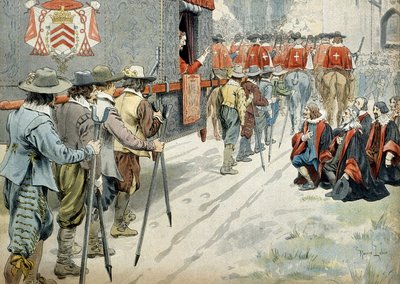 Frankrikes historie: I 1642, kardinal Richelieu av Maurice Leloir