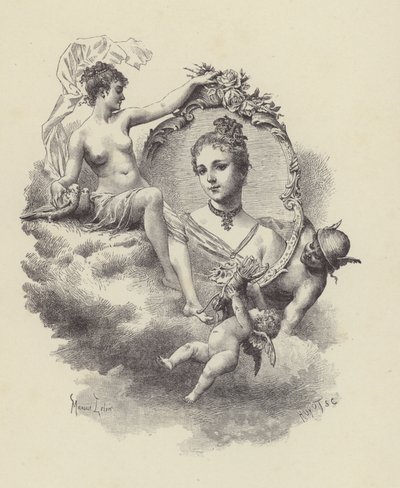 Illustrasjon for Manon Lescaut (gravering) av Maurice Leloir