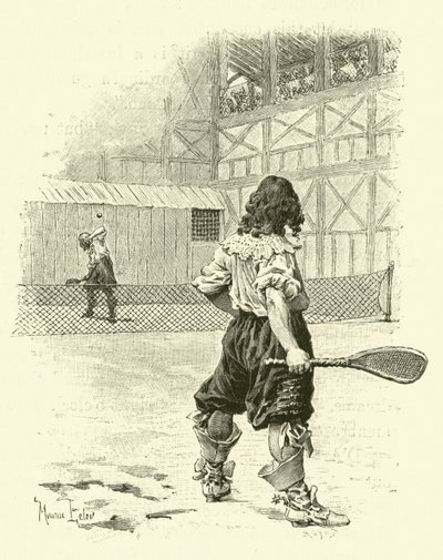 Illustrasjon for The Three Musketeers (gravering) av Maurice Leloir