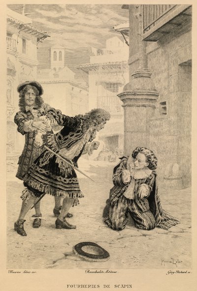 Scapins triks av Molière av Maurice Leloir