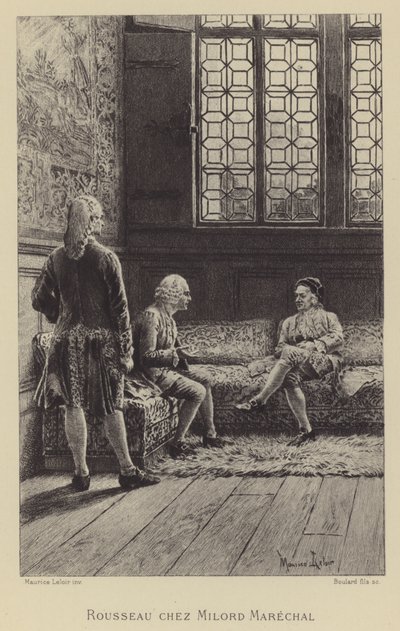 Rousseau besøker Georgel Keith av Maurice Leloir