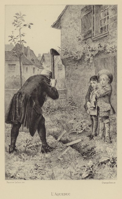 Akvedukten (gravyr) av Maurice Leloir