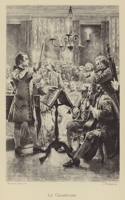 Charivari (gravering) av Maurice Leloir