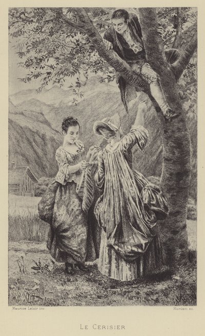 Kirsebærtreet (gravyr) av Maurice Leloir