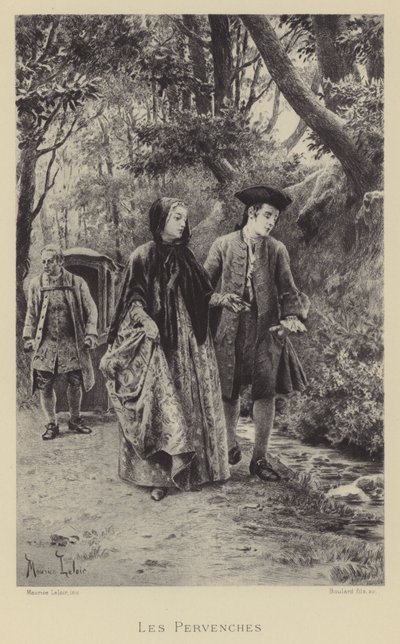 periwinklene (dyptrykk) av Maurice Leloir