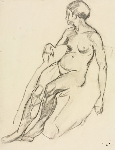 Sittende naken av Maurice Brazil Prendergast
