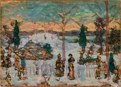 Snø i april av Maurice Prendergast