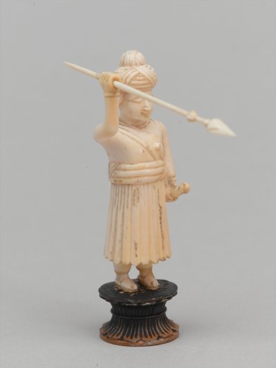 Svart bonde, sjakkbrikke, India, 1820 ca av Maurice Quentin de La Tour
