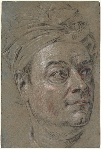 Jacques Dumont, kalt Le Romain, ca. 1742. av Maurice Quentin de La Tour