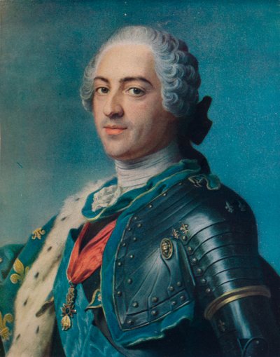 Ludvig XV, 1748 av Maurice Quentin de La Tour