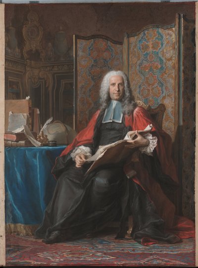 Portrett av Gabriel Bernard de Rieux av Maurice Quentin de La Tour