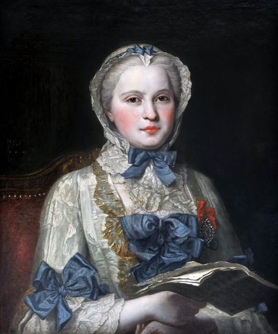 Portrett av prinsesse Maria Josepha av Sachsen 17311767 av Maurice Quentin de La Tour