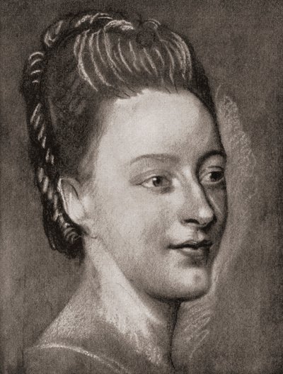 Isabelle de Charriere, fra La Tour, pub.1920 av Maurice Quentin de la (after) Tour