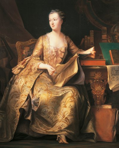Portrett av Marquise de Pompadour, ca. 1755 (maleri) av Maurice Quentin de La Tour