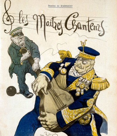 Karikatur i The Plate of Butter av Maurice Radiguet