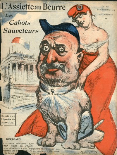 Cover av «L’Assiette au Beurre», Satirical in Colors av Maurice Radiguet