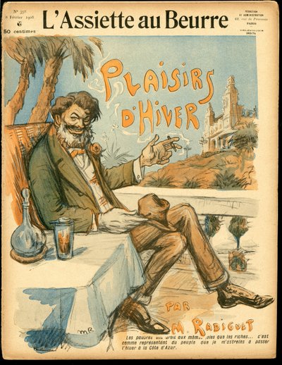 Omslag til «L’Assiette au Beurre», nummer 358, Satirical in Colors av Maurice Radiguet