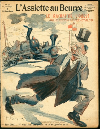 Omslag til «L’Assiette au Beurre», nummer 381, Satirical in Colors av Maurice Radiguet