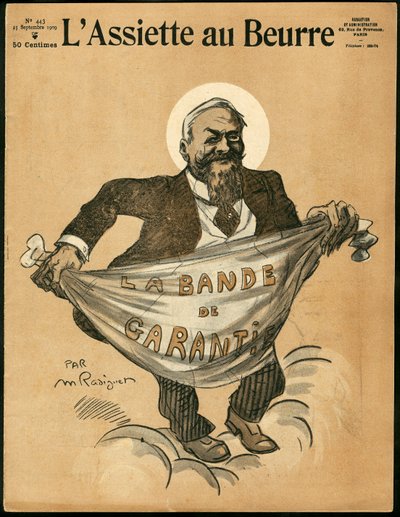 Omslag til “L'Assiette au Beurre”, nummer 443, Satirical in Colors av Maurice Radiguet