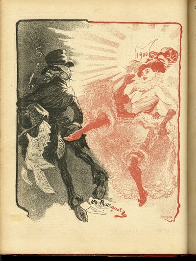 Illustrasjon av Maurice Radiguet (1866-1941) i Le Rire av Maurice Radiguet