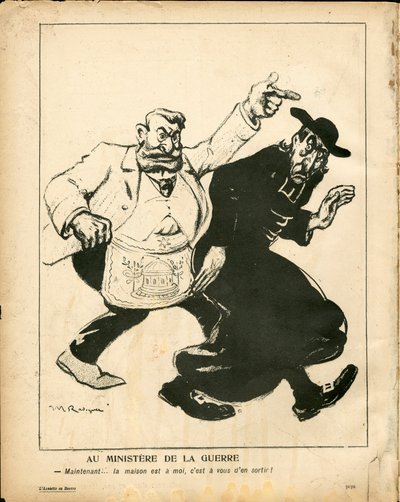 The Butter Plate, nummer 188, satirisk i farge av Maurice Radiguet